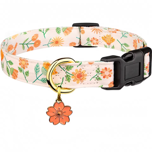Bestselling Handmade Adjustable <b>Dog</b> <b>Collar</b> with Safety Buckle and Gold Hardware. Suitable for Small, Medium, and <b>Large</b> <b>Dogs</b>. - Product Image 4