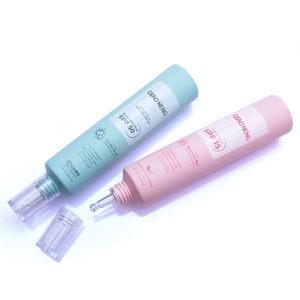 25 ml Logo Custom PE Empty Squeeze <b>Plastic</b> Nozzle <b>Tube</b> With Transparent Dropper for Eye Cream Skin Care Cream - Product Image 6