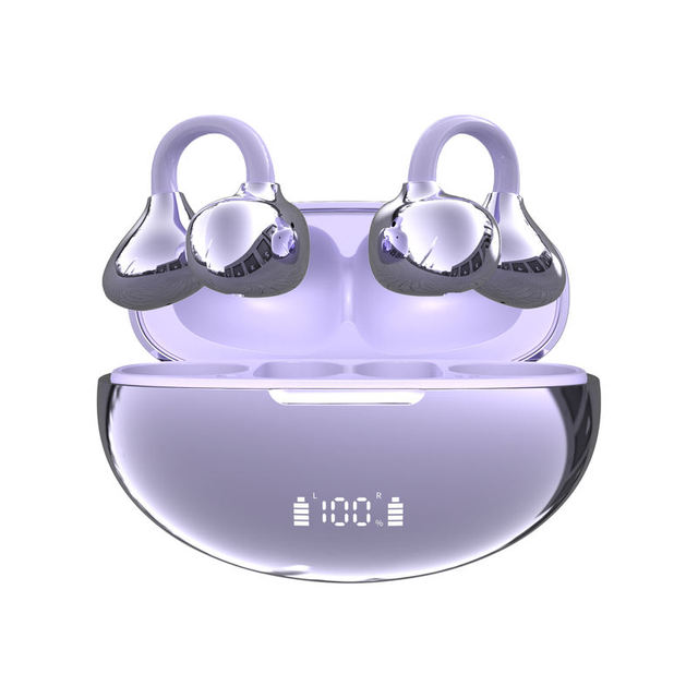 Hot Selling TWS In-Ear Headphones Digital Display Open Wireless Ear Sports Running Earphones Foldable Touch Control for V6.0