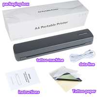 Imprimante Thermique Portable A4 OEM d'Usine, Mini Machine de Transfert de Tatouage Compatible iOS/Android