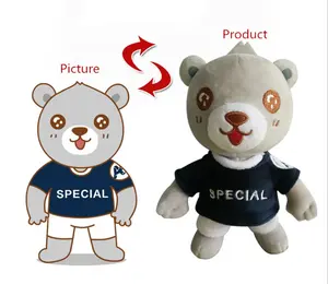 Professional high quality plushie customized mascot company logo anime plush toys dolls pillow customization