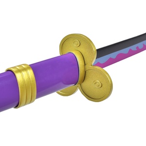 Réplique <span class=keywords><strong>de</strong></span> l'épée <span class=keywords><strong>Katana</strong></span> d'Enma en acier carbone violet <span class=keywords><strong>de</strong></span> 103 cm, inspirée du manga japonais One Piece, réplique originale <span class=keywords><strong>de</strong></span> l'épée <span class=keywords><strong>de</strong></span> <span class=keywords><strong>Zoro</strong></span> - Product Image 5