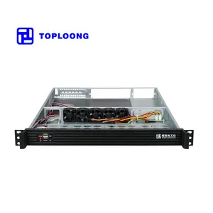 Custom 1U Rackmount Nas אחסון E דק Atx שרת מקרה מארז אלומיניום תעשייתי