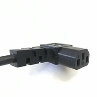 SJT 3C16AWG con enchufe NEMA 5-15P a conector de ángulo recto de longitud 10 pies