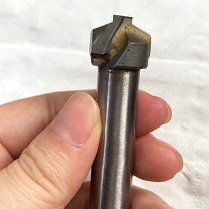 Supal tùy chỉnh máy quay 120 độ brazed <span class=keywords><strong>chamfer</strong></span> Công cụ cắt rắn Carbide vonfram thép tisin End Mill phay Cutter - Product Image 1