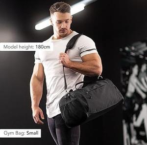 Custom Logo Weekend Handtas Reistas Bagage Oxford Enkele Schouder Fitness Tas Sport Sporttas Met Schoenenvak - Product Image 3