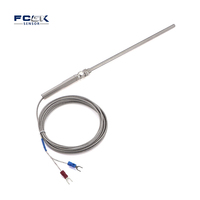 K Type 0-400 Degree 150mm High Temperature Thermocouple Sensor for Industrial Furnace Temperature Instrument