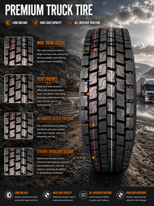 ยางรถบรรทุกและยางรถพาณิชย์คุณภาพสูงระดับพรีเมียม Nexxus 295/80R22.5 แบบเรเดียล พร้อมล้อ IItantas TT/TL รับประกัน 5 ปี - Product Image 2