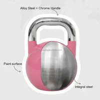 Musculation haltérophilie kettlebells couleur acier compétition bouilloire cloches réglable pas cher fonte Kettlebell