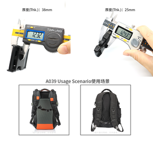 무료 샘플 사용자 정의 색상 전술 플라스틱 버클 기능 배낭 액세서리 용 잠금 장치가있는 플라스틱 버클 재활용 - Product Image 5