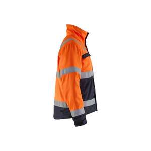 BLAKLADER - 4069151353894XL Multinorm <b>Hi</b>-<b>Vis</b> winter <b>jacket</b> <b>Orange</b>/Navy blue - EAN 7330509716717 FLAME RESISTANT WORKWEAR - Product Image 3