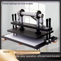 Machine de découpe automatique DIY pour cuir, tissu, papier, EVA – Moteur central pour les industries de production de cuir et de tissus – Fonctionnement manuel