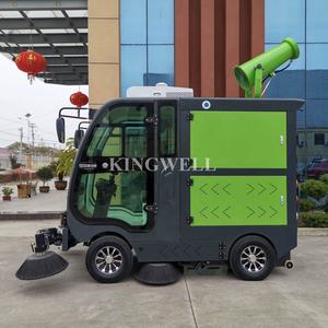 Barredora eléctrica para coche, máquina barredora de suelo para uso en fábrica, limpieza de carreteras urbanas, batería, Motor, camión, barredora de carreteras - Product Image 2