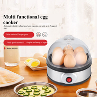 Mini Cuiseur à Œufs Multifonctionnel en Acier Inoxydable pour Crème aux Œufs, Cuiseur Vapeur Automatique avec Arrêt Automatique
