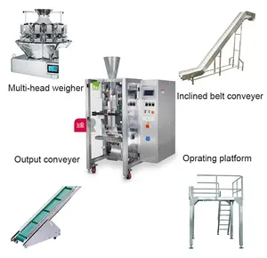 Top Seller RL520 Quantitative Packaging Machine With Multi-head Weigher For Candy Chocolate Fruit Juice Jelly And Lollipop