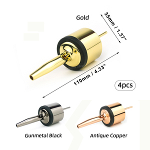 Trong kho bartender rượu rượu Chai rót Bộ Quà Tặng thép không gỉ tự dịch vụ rượu Dispenser Bar uống shot <span class=keywords><strong>pourer</strong></span> vòi - Product Image 3