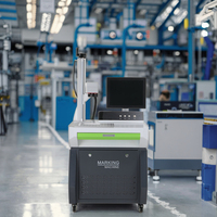 Nuevo modelo de máquina de marcado láser pulsada/continua fácil de operar sin mantenimiento para formato gráfico AI refrigerado por aire