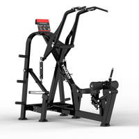 Machine de traction dorsale à charge libre (Lat Pulldown) circulaire avec extension, équipement de fitness commercial pour la musculation et le sport