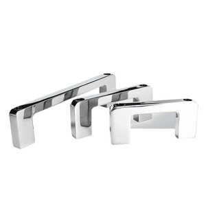 Poignées de bar en alliage d'aluminium chromé sur mesure pour meubles de cabinet, design industriel, durables - Product Image 1
