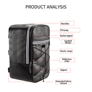 Sac <span class=keywords><strong>de</strong></span> <span class=keywords><strong>porte</strong></span>-bagages arrière <span class=keywords><strong>pour</strong></span> vélo <span class=keywords><strong>de</strong></span> grande capacité 15L, sac <span class=keywords><strong>de</strong></span> coffre <span class=keywords><strong>de</strong></span> vélo imperméable avec <span class=keywords><strong>housse</strong></span> <span class=keywords><strong>de</strong></span> pluie et plaque <span class=keywords><strong>de</strong></span> base <span class=keywords><strong>pour</strong></span> vélo <span class=keywords><strong>de</strong></span> montagne et <span class=keywords><strong>de</strong></span> route - Product Image 3