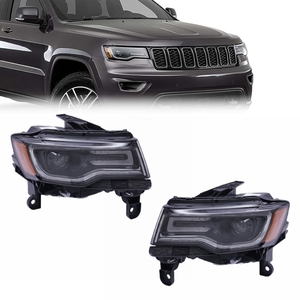 Accessoires de voiture LED HID phares avec DRL USA Version phare avant pour <span class=keywords><strong>Jeep</strong></span> <span class=keywords><strong>Grand</strong></span> <span class=keywords><strong>Cherokee</strong></span> 2017-2020 - Product Image 1
