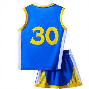 Ensemble de maillots de basket-ball pour enfants de 6 à 16 ans, costume de joueur de basket-ball, débardeur et short de sport pour garçons et filles - Product Image 1
