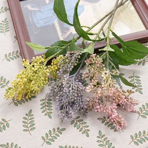 Rama de Fruta Artificial Aono Hoshiho, Rosa, Amarilla, Morada, de Plástico, Decoración Interior, Rama Individual, Ramo para Boda, Decoración del Hogar - Product Image 1