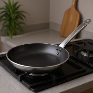 Padella a triplo strato antiaderente da 10 pollici per uso su piano cottura - Product Image 3