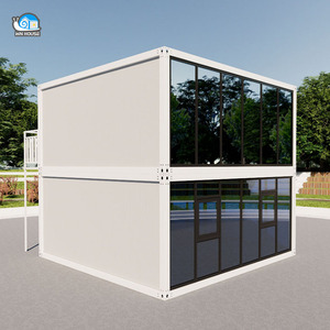 2 camada cortina parede vidro Modular Container casa para Villa Residencial Hotel Container casa - Product Image 2