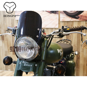 Universale fumo moto protezione faro parabrezza compatto Sport deflettore parabrezza per <span class=keywords><strong>Royal</strong></span> <span class=keywords><strong>Enfield</strong></span> Classic 500CC