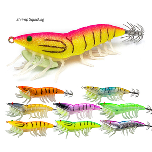 Pesca explosión anzuelo Calamar sepia señuelo luminoso <span class=keywords><strong>pulpo</strong></span> agua salada calamar Jig Metal Camarón cebo calamar Jigs 1,5 - Product Image 1