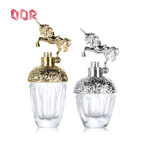 Luxury Glass Perfume bottle Customized 50ml 80ml Transparent Glass <b>Silver</b> Pony Perfume Packaging <b>Spray</b> Bottle With <b>Spray</b> Cap - Product Image 4