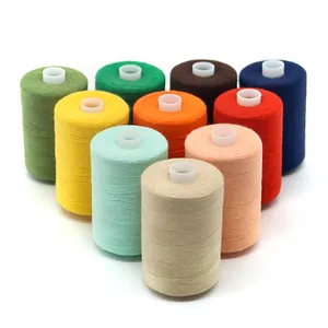 20/2 GuangZhou Factory Price Wholesale Good Quality Jeans Sewing Thread Medic 100 Cotton Sewing Thread