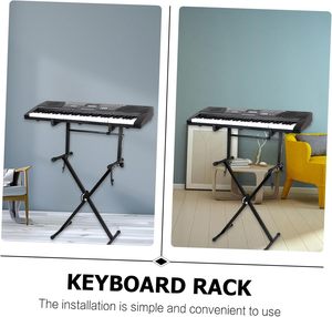 Bán buôn Heavy-duty có thể điều chỉnh kỹ thuật số đàn piano bàn phím đàn piano đứng heightener khung - Product Image 6