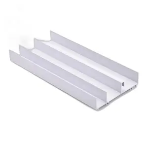 Profilé en aluminium blanc enduit de poudre de vente chaude Profilé d'extrusion en aluminium pour porte personnalisée