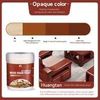 Peinture acrylique à base d'eau pour bois, effet grain, changeant de couleur, éclaircissante, huile de cire pour bois, pour portes, fenêtres, armoires, revêtement bois style antique