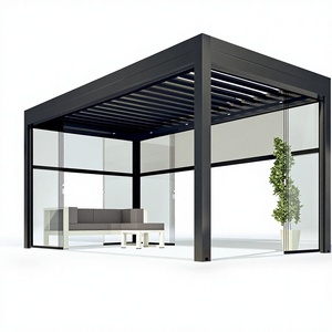 Pergola en <span class=keywords><strong>aluminium</strong></span> <span class=keywords><strong>4x3</strong></span>, abri de voiture pour les entreprises de produits d'aménagement extérieur - Product Image 1