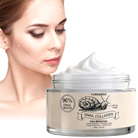 Crème hydratante en gros à base de bave d'escargot, collagène hydrolysé, beurre de karité et filtrat de sécrétion d'escargot, pour tous types de peaux