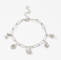 Europe et États-Unis Nouvelle mode Accessoires plaqués or 18 carats pour hommes et femmes Bracelet universel
