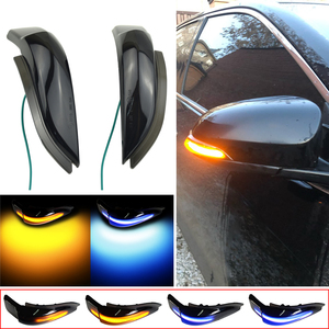 Luz Intermitente Secuencial Azul y Amarilla, Marcador Lateral, Indicador de Espejo, Luz de Señal de Giro para <span class=keywords><strong>Toyota</strong></span> CAMRY COROLLA <span class=keywords><strong>YARIS</strong></span> VENZA 2012-2016 - Product Image 6
