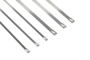 Bridas para cables de acero inoxidable de alta resistencia Tipo de bloqueo de bola sin revestimiento 4,6*150mm - Product Image 5