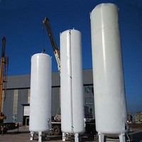 Réservoir de stockage de dioxyde de carbone liquide cryogénique CO2 personnalisé selon la norme ASME, prix de vente