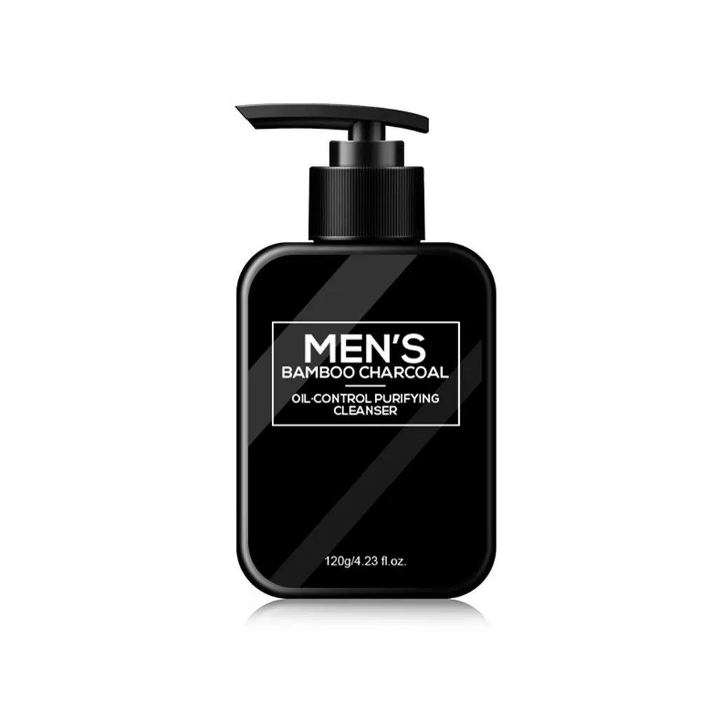 Private label men's skin care products face wash men foaming facial cleanser natural face wash for men