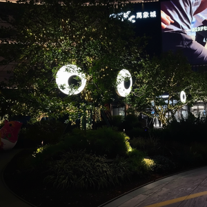 Lámpara Decorativa LED 3D de Ojos Grandes para Exteriores, Impermeable IP65, Iluminación Decorativa para Halloween y Bodas, para Parques y Jardines - Product Image 1