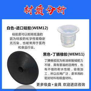 Ventouse manuelle robuste avec trous de fixation personnalisables, prend en charge toute la série WEM11/12, personnalisation non standard - Product Image 5