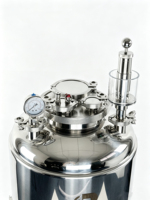 Fermenteur Conique en Acier Inoxydable 304 de 50L Crazy Brew K4 avec Refroidisseur pour Brassage d'Alcool à Domicile - Haute Productivité