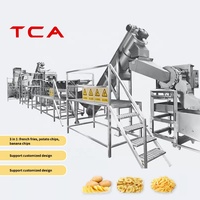 TCA Commerciële Hoge Kwaliteit Bananen- en Plantainchipsmachine, Plantainchips Verwerkingslijn Machine