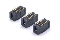 YZTECH 1103SMD-10P Connecteur mâle SMT à pas de 2,54 mm, boîtier en laiton DIN, 600V 3A H10.32mm, boîtier PA9T avec couvercle anti-erreur 10P