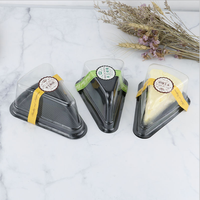 Boîtes d'emballage pour desserts en plastique PP transparent recyclable personnalisables pour gâteaux, sandwichs, matériaux écologiques et adaptés aux aliments