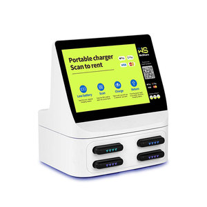 Gabinete de Alquiler de Baterías Portátiles Compartidas para Mesa, 4 Ranuras, Pantalla Táctil de 10.1 Pulgadas, Carga Rápida de 60W, Ultra Delgado, Kiosco de Alquiler de Cargadores de Teléfono con Escáner - Product Image 6